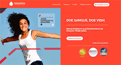 Desktop Screenshot of hemoclinicadf.com.br